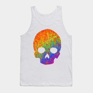 Rainbow skull Tank Top